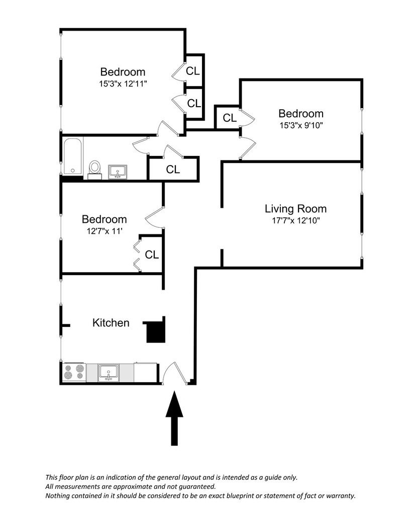 Real estate floor plan.