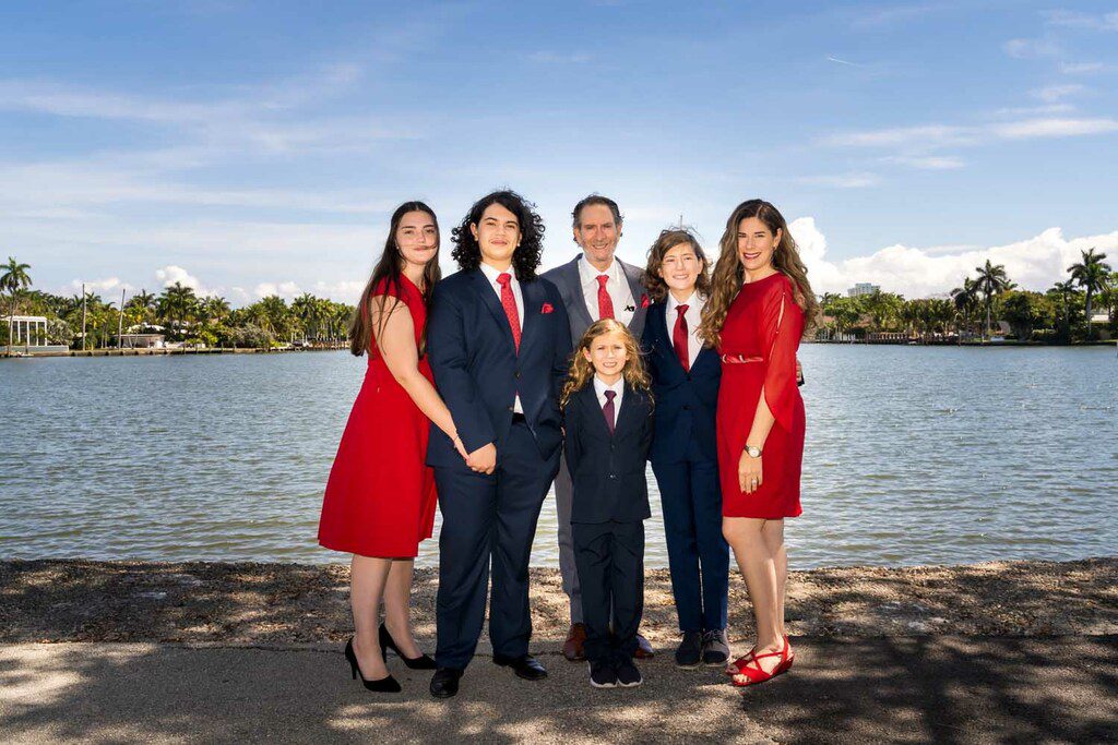 Bar Mitzvah family photoshoot in Hollywood, FL
