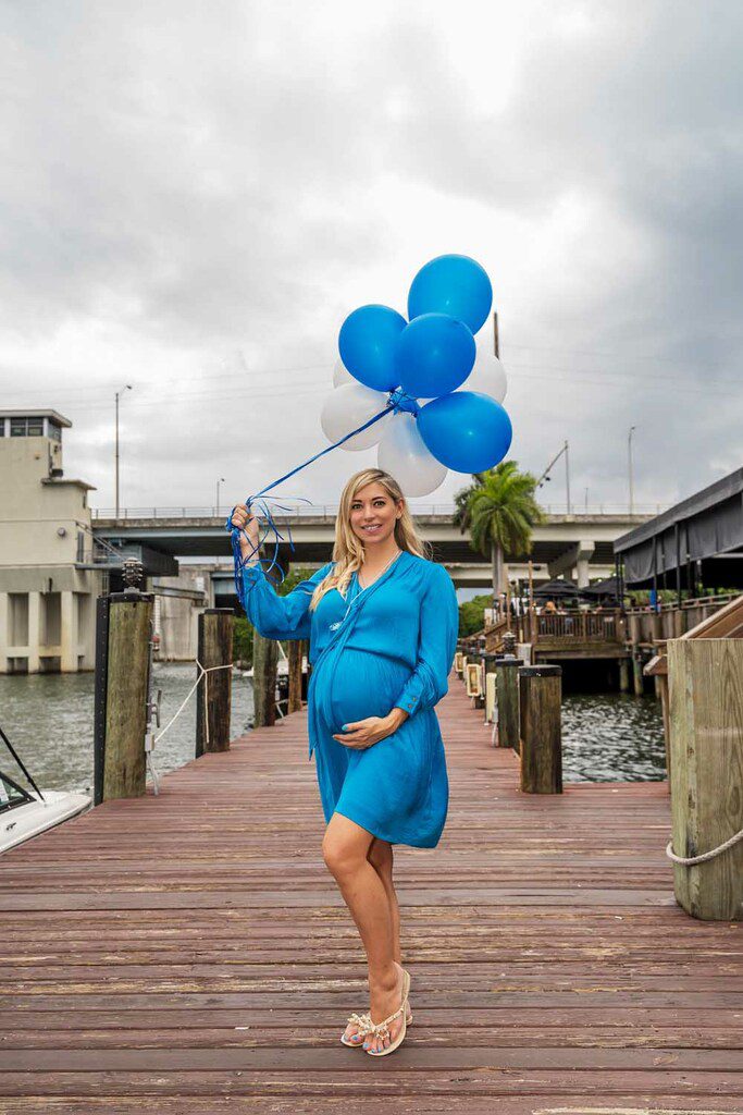 Baby shower photoshoot in North Miami, Florida
