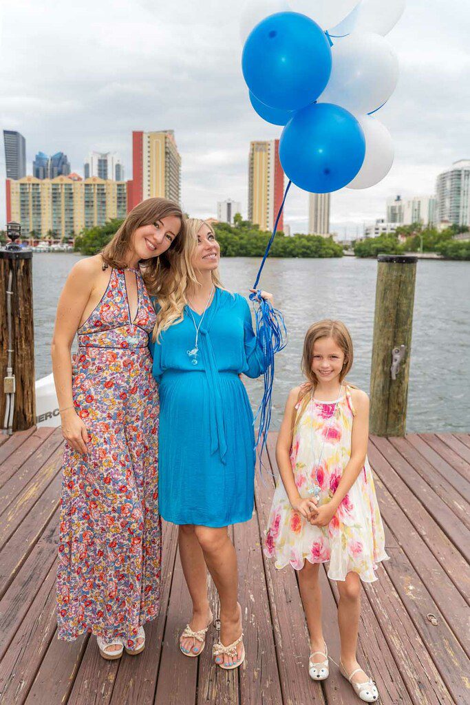 Baby shower photoshoot in North Miami, Florida