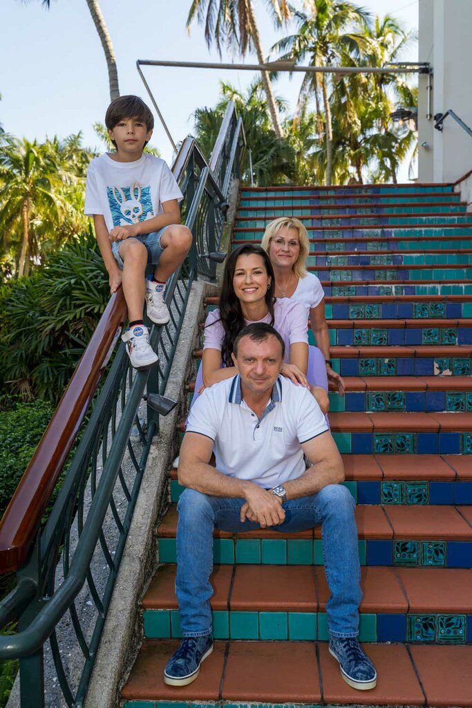Family photo shoot at the River Edge in Fort Lauderdale.
