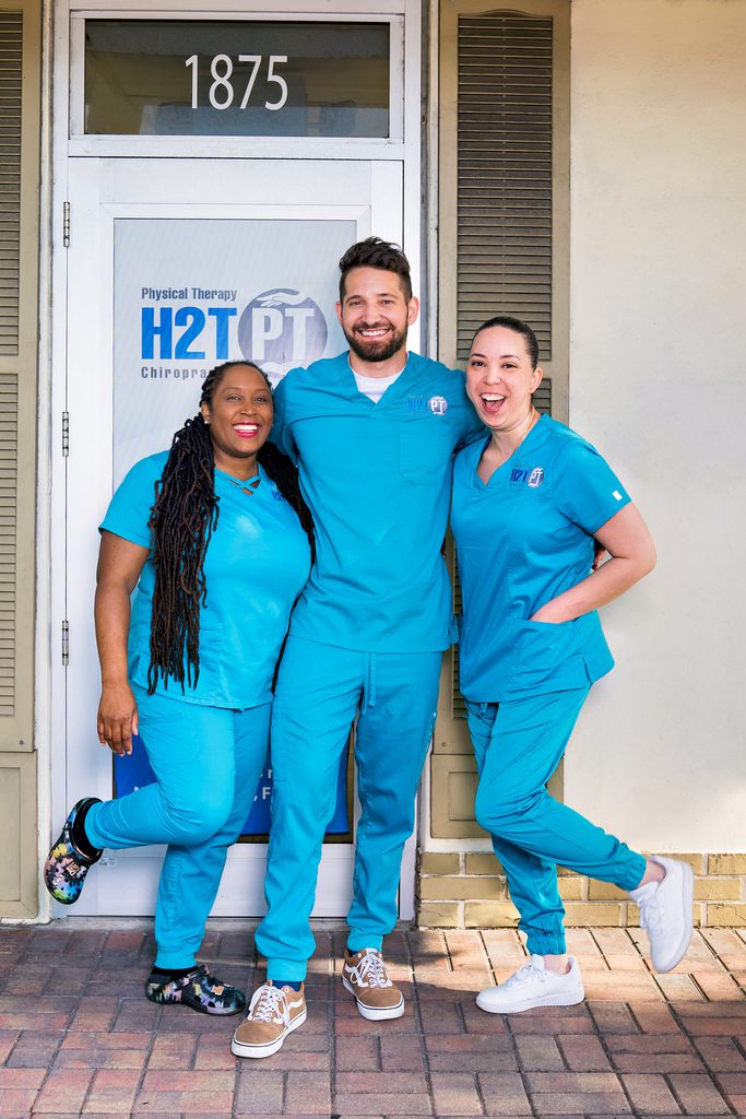 Staff of the therapy clinic in North Miami.