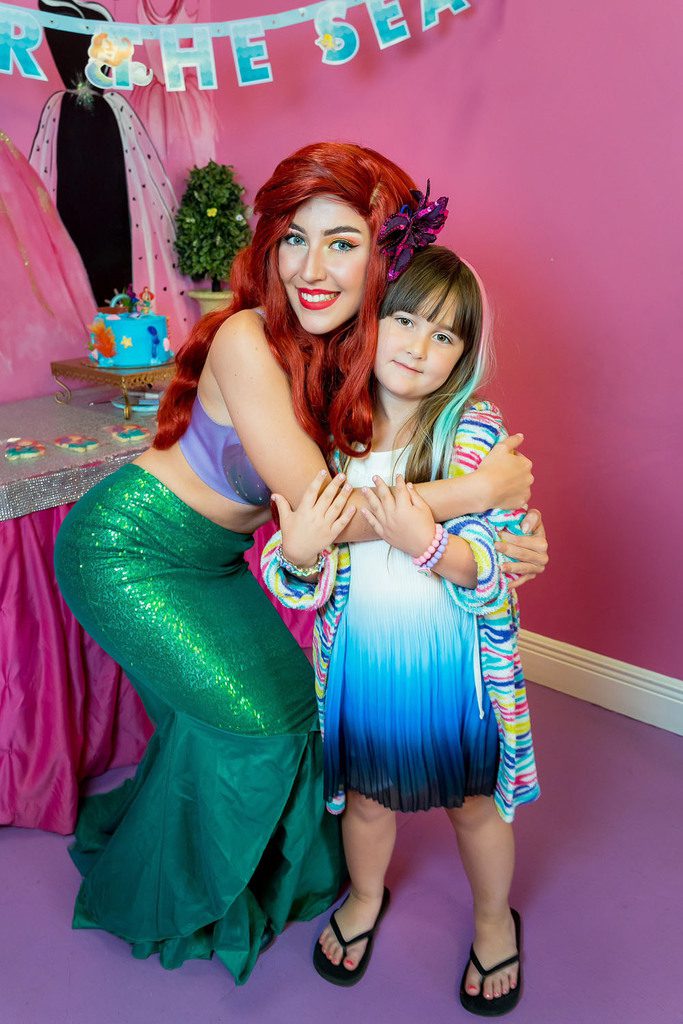 Mermaid themed bday party for Rachel.