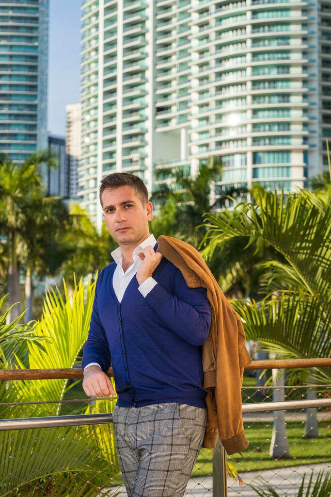 Miami photoshoot for the actor wannabe.